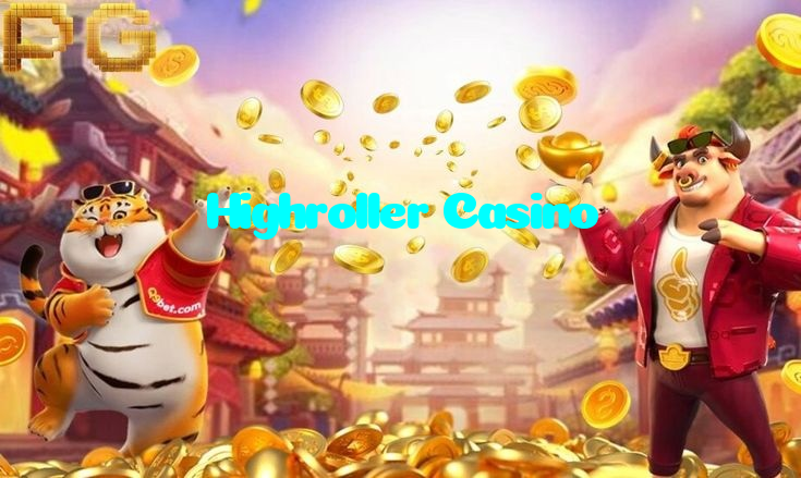 Highroller Casino casino presented on mobile device in Pakistan with slots and live games